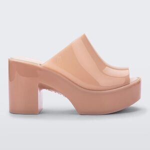 Melissa Nude Platform Mules